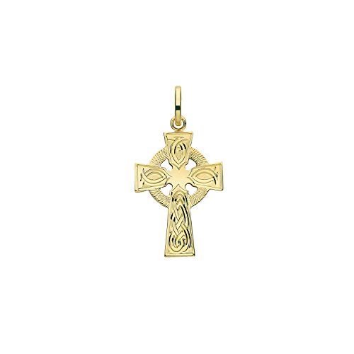 Pendentif femme croix en or 375/1000 de 32mm pour sublimer votre style au quotidien