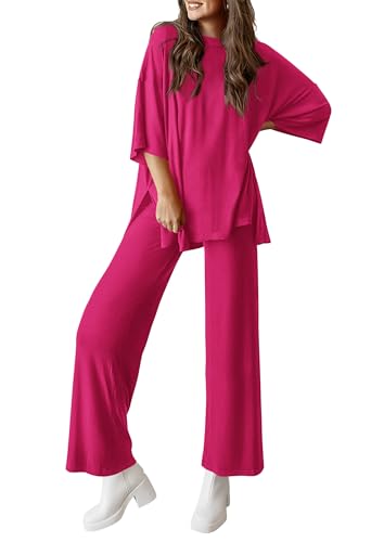 PRETTYGARDEN Two Piece Sets For Women Summer Fashion Lounge Matching Set 2025 Travel Vacation Airport Outfits Clothing