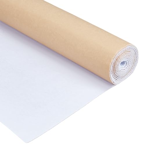 BENECREAT Cotton Interfacing 78.7x9.8in White Self-Adhesive