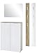 Produktbild Germania 4-TLG. Garderoben-Set 8417-513 GW-Cetano in Weiß/Navarra-Eiche-Nb., Hochglanz Fronten, 150 x 200 x 36 cm (B/H/T)
