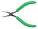Xcelite EC54J Transverse End Cutter with Flush Jaw, 4-1/2" Length, 7/16" Jaw Length, Green Cushion Grip