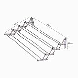 Zoom IMG-2 homasis stendibiancheria da parete con Zoom IMG-2 homasis stendibiancheria da parete con