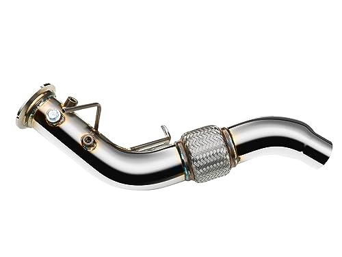 fmic.eu PERFORMANCE Downpipe pour BMW E60 E61 525d 530d 530xd M57N2 2005-2010 upgrade performance en acier inoxydable réduisant la contre-pression et...