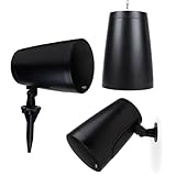Dayton Audio 6-1/2' Pendant/Landscape Speaker 70V/100V/8 Ohm Black WP60XTB
