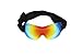 Dog Sunglasses Ski Goggles - PetRich Eye Wear UV Protection, Waterproof Multi-Color Pet Sunglasses with Adjustable Strap for Large Dogs Travel, Skiing,Surfing,Driving Including Humanized Design