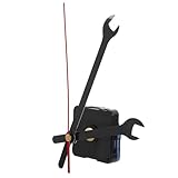 BAZEITFLOW Meccanismo Orologio al Quarzo Silenzioso Senza Ticchettio per Riparazione Fai da Te, Movimento Orologio da Parete Lancette, Motore Compatibile per Casa, Ufficio e Scuola