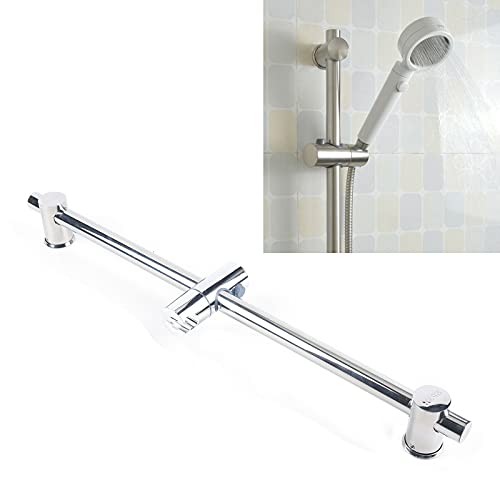 Barre de douche 66 cm en acier inoxydable - Sans perçage - Réglable - Accessoire de douche Cover