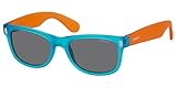 Polaroid P0115 Y2 89t, Occhiali Da Sole Unisex Bambini E Ragazzi, Blu Arancione, 46
