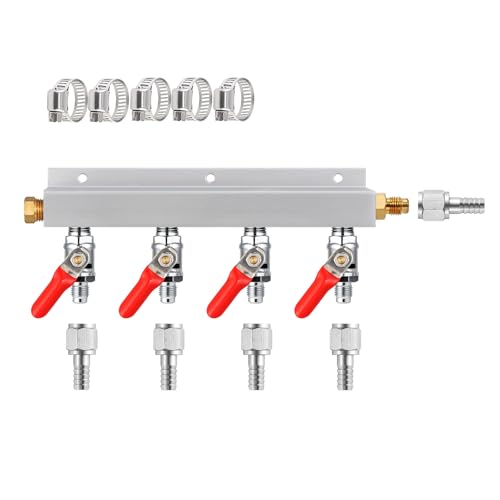 MRbrew CO2 Gas Manifold with 4-Way Splitter
