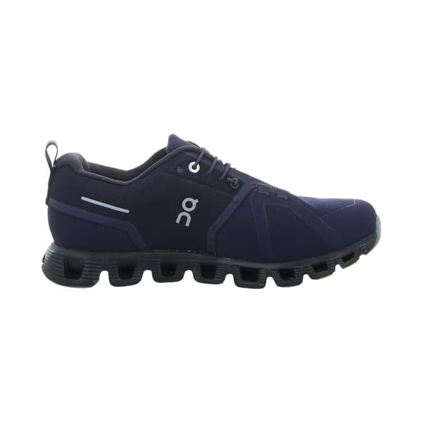 On Men's Cloud 5 Waterproof Running Shoes, Midnight/Magnet, 8 US - Image 4