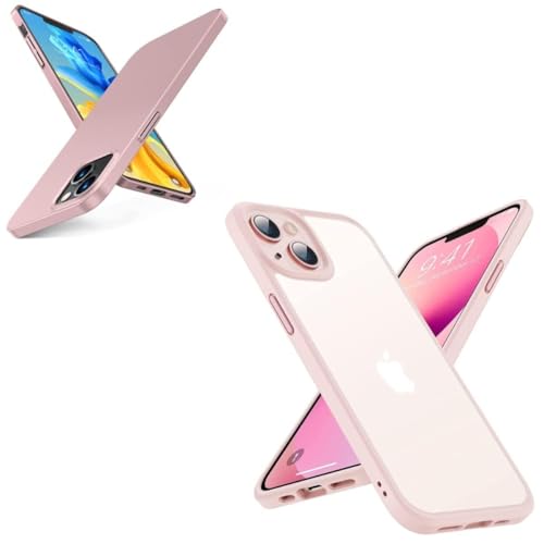 TORRAS Shockproof & Slim Fit Designed for iPhone 13 Mini Case, Pink