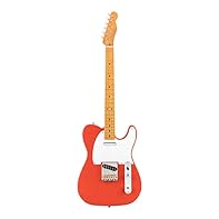 Two vintage-style ‘50s Tele single-coil pickups “Early ‘50s u”-shaped Maple neck; 7. 25”-Radius Fingerboard with 21 vintage-style Frets Alder Body Vintage-style string-through-body Tele Bridge with three brass barrel saddles Includes deluxe Gig Bag