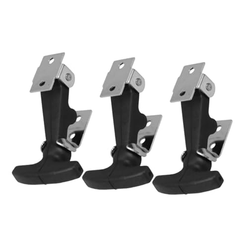 Holibanna 3pcs Hood Latch Flexible Rubber Engine Hood Catch for Tool Cabinets Boat Hatches Easy Installation Shock Absorption Mechanism