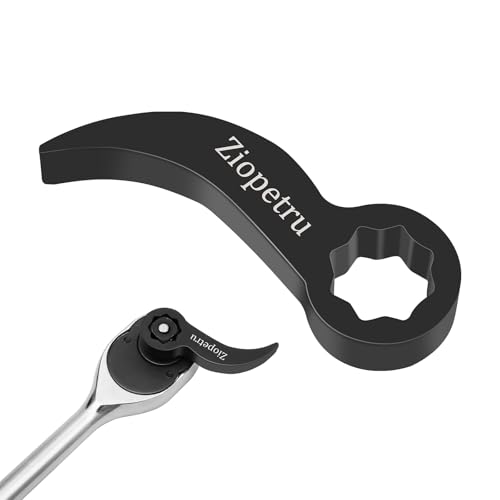 Ziopetru Pry Bar Wrench Adaptor Head Prybar Wrench Adapter Crowbar Adapter Head Tool Prybar Ratchet Adapter Half Shaft Removal Car Repairing Tools 1/2 Drive
