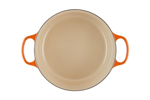 Image of Le Creuset Enameled Cast Iron Signature Round Dutch Oven, 9 qt., Flame