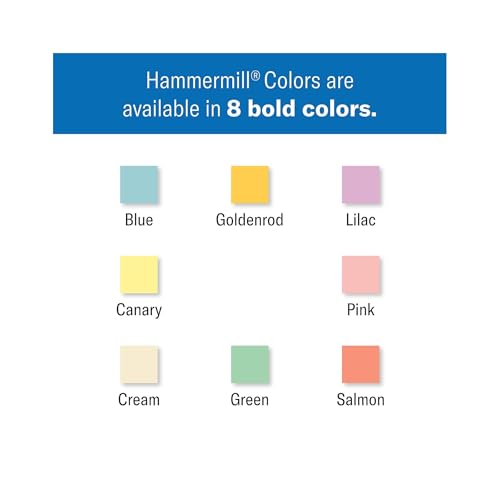 Image of Hammermill Colors Blue, 20lbs, 8.5 x 11, 5000 Sheets /10 Ream Case (103309C)