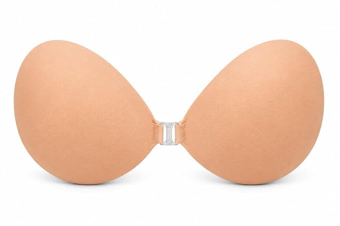 Women Self Adhesive Bra (in, Numeric, 30, B, Regular) Beige-picture-32