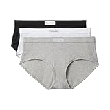 Calvin Klein Comfort Logo Cotton Stretch Modern Brief Panties, 3 Pack