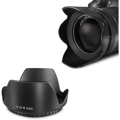 Image of MOSTOS - 52mm Camera Lens Hood for Nikon D3300 D3200 D3100 D5500 D5300 D5200 D5100 DSLR Cameras with AF-S 800mm f /5.6E FL ED VR, AF-S 300mm f /2.8G ED VR II and More