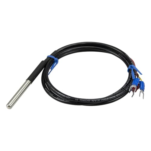 Sensor PT100 con varilla pulida de alta conductividad y cable flexible de 2m 4