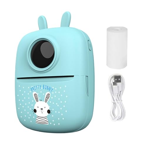 Impresora de bolsillo – impresoras térmicas de 1000 mAh para etiquetas | Pequeña impresora portátil sin f con 1 rollo de papel, máquina de creación de pegatinas, pequeña impresora térmica