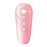 UNIBITRI Scrolling Ring Remote Control for TikTok, Bluetooth Remote for iPhone, iPad, iOS, Android, Page Turner, Tap Tap TikTok, Fingertip Wireless Remote Control,Pink