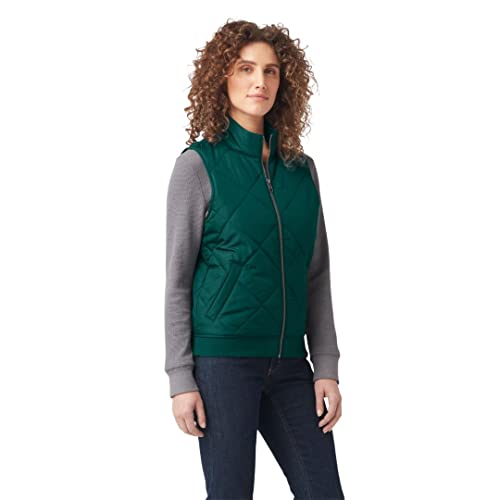 Gilet matelassé coupe-vent femme forest L pour stopper le froid sans s'encombrer