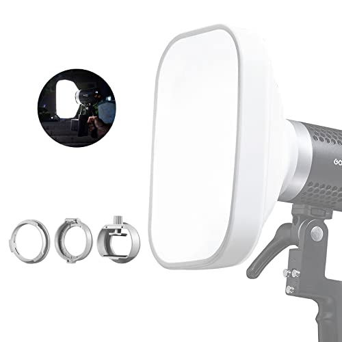 Godox ML-CS1625 SoftBox Kit Soft Cover Kit with 3 Adapters Compatible for ML30 MLBi ML60 ML60Bi V1 V860III-C V860III-N V860III-S TT685S AD300Pro AD400Pro