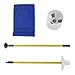 CRIOH Hole Pole Cup Flag,Practice Hole Pole Cup Flag Stick Detachable Putting Green Flagstick (Blue), CRIOHrzfy7hwtgk-12