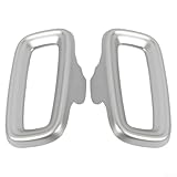 Springwillfly Cubierta de salida de ABS de ajuste directo para Volvo para XC40 2019 2022, se adapta fácilmente a los lados izquierdo y derecho (plata mate)