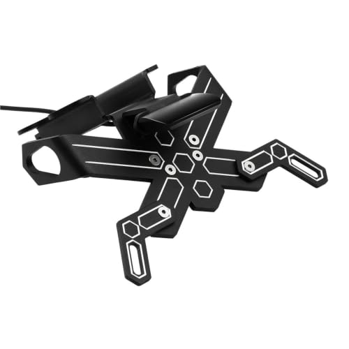 Support Plaque Moto MT 07 FZ Anti Vibration Garde Boue Arrière