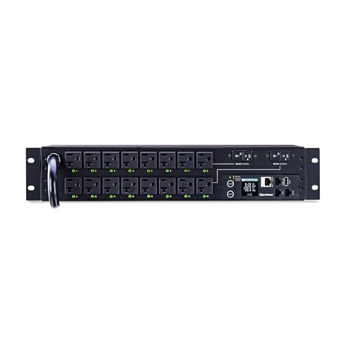 CyberPower PDU41003 Switched PDU, 120V/30A, 16 Outlets, 2U Rackmount