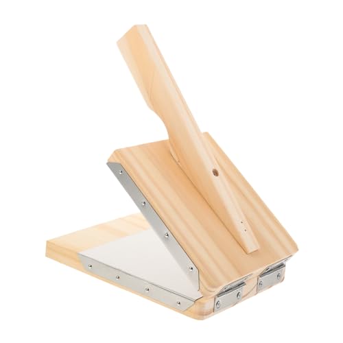 DINHEAROM Efficient Pizza Press Dough Presser Wooden Dumpling Skin Tool Ideal Kitchen Gadget