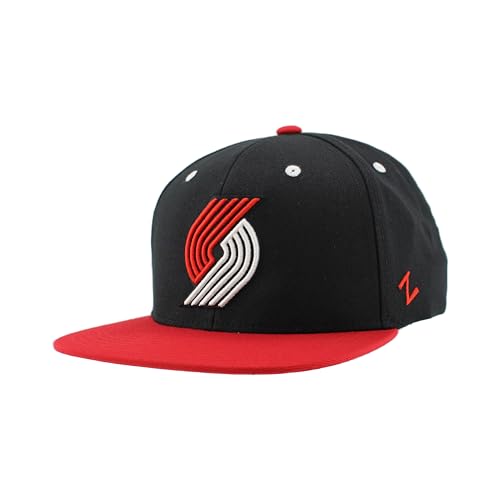 Portland Trail Blazers NBA Officially Licensed Adjustable Snapback Hat Flat Bill Z11 Icon Alternate Color