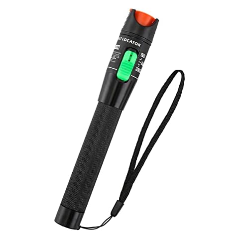 Visual Fault Locator, Gochange Fibre Optic Cable Detector, 30 mW 30 km, 1.25 mm FC or 2.5 mm Cable Tester Connector for CATV Telecommunications Engineering Maintenance Cover