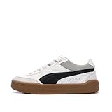 PUMA Park Lifestyle Sk8, Zapatillas Unisex Adulto, White Black Feather Grey, 41 EU