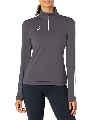 ASICS Team Train 1/4 Zip vêtements de sport femme manches longues respirants