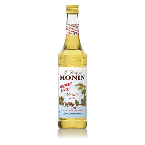 Monin sugar free hazelnut syrup - 700ml - package may vary