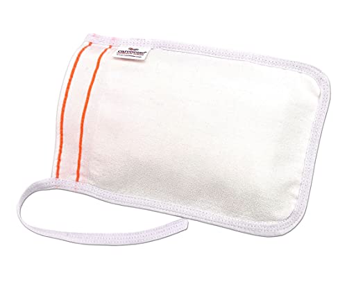 Carenesse Kese Hamam Peelinghandschuh fein I sanftes Gesichtspeeling porentief I Original Hammam Peeling-Handschuh dünn mit Bändchen I Exfoliating Glove