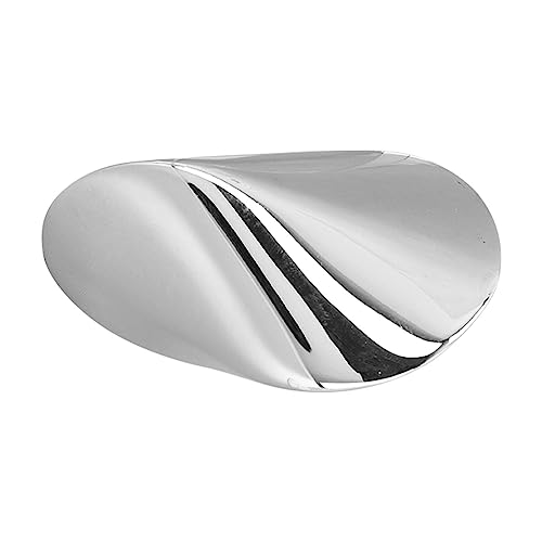 Oloid Desktop Toy Reduces Pressure and Smooths Surfaces. Stainless Steel Decompression Ball