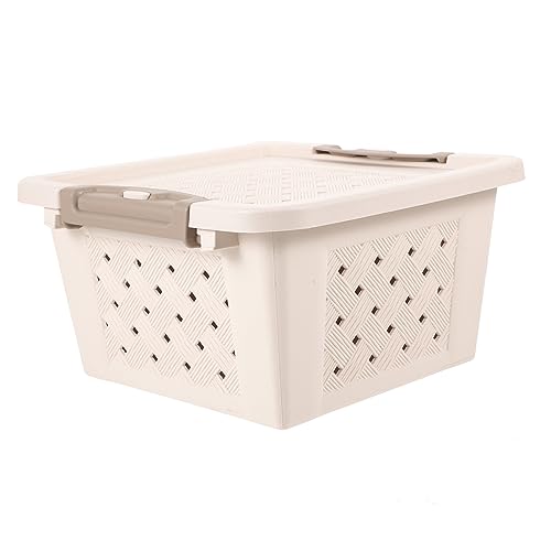 TOYANDONA Hamstertransportbox 22X21X11,5cm Atmungsaktive Kunststoff Transportbox für Hamster Meerschweinchen Kleintiere Reise Hamsterkäfig mit Sicherem Verschluss