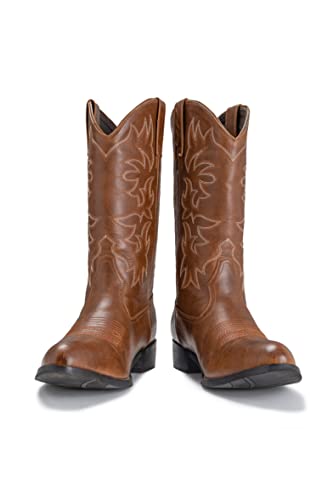 Iuv Cowboy Boots For Men Western Boot Durable Classic Embroidered Snip Toe Boots #TOP6