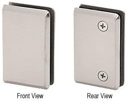 C.R. LAURENCE P190SCBBN CRL Brushed Nickel Pinnacle Glass Mount Plate for RPS