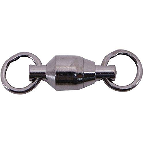 Spro Ball Bearing Swivel with 2 Welded Ring-Pack of 10 (NS Black, Size 4)