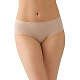 b.tempt'd by Wacoal Women's b.wow'd Modern No Show Hipster Panty, 978287, Au Natural, Medium