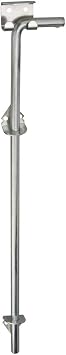 National Hardware N151-985 Gate Cane Bolt 5/8 in x 24 in Zinc Plated with WeatherGuard Protection Heavy Duty Surface Bolt Latch for Wood Gates and Doors Variable Throw