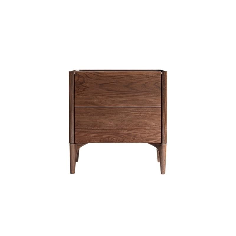 RKVXCJHDR Mesitas De Noche Mesita De Noche Nórdica Minimalista Moderna Simple Nogal Negro Mesita De Noche De Madera Maciza Dormitorio Mesas De Noche para Dormitorio