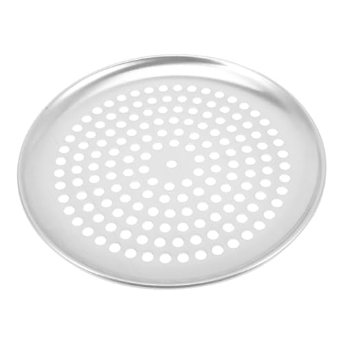 OFFSCH Bandeja Pizza Hornear de Aleación de Aluminio con Molde Antiadherente para Horno Resistente y Fácil de Limpiar para Pizzas Caseras y Rebanadas
