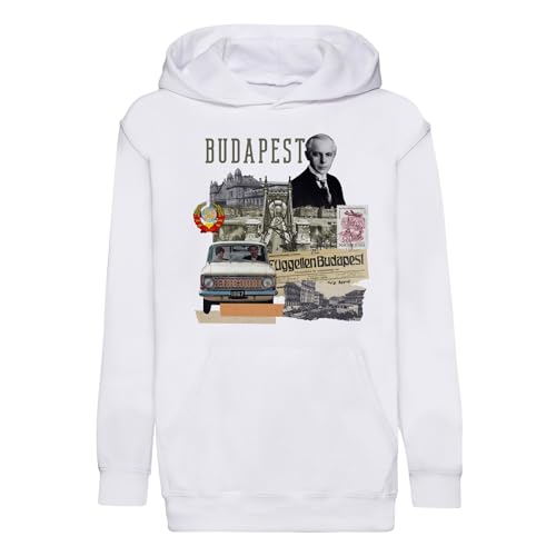 Sweat enfant Budapest vintage voyage Hongrie en textile premium durable et doux