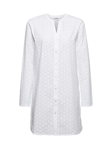 ESPRIT-Nachthemd-mit-Stickerei-100-Organic-Cotton